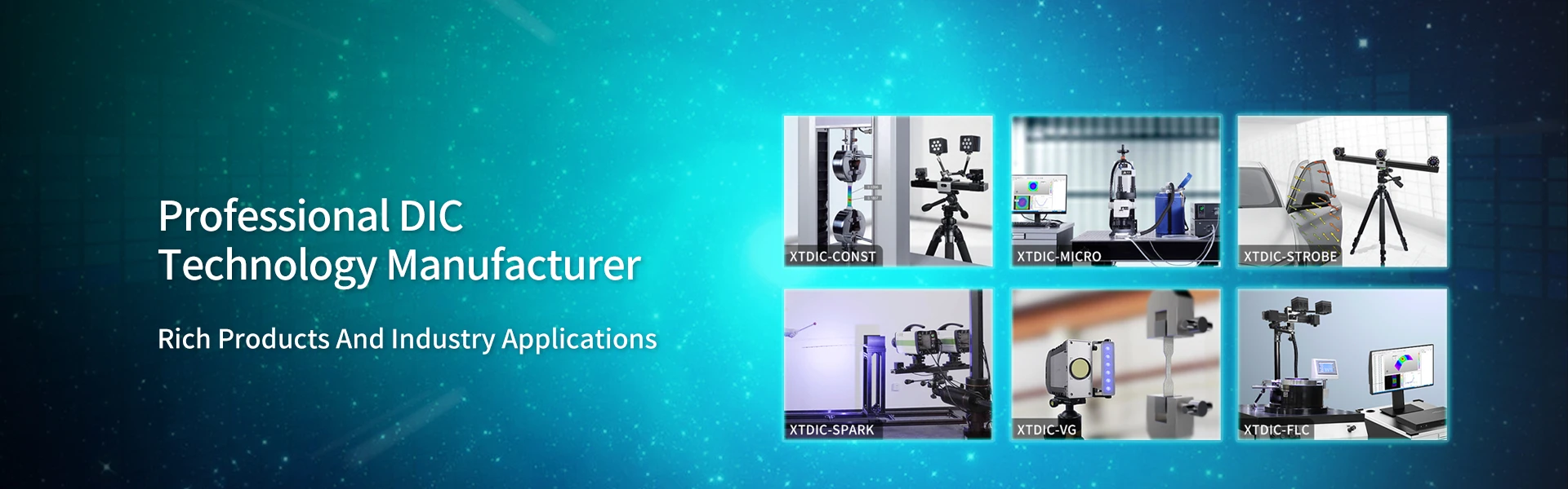 Professional DIC technology manufacturer - 3D DIC - Three-Dimensional Full-Field Strain Measurement System - DIC Technology - XTOP3D