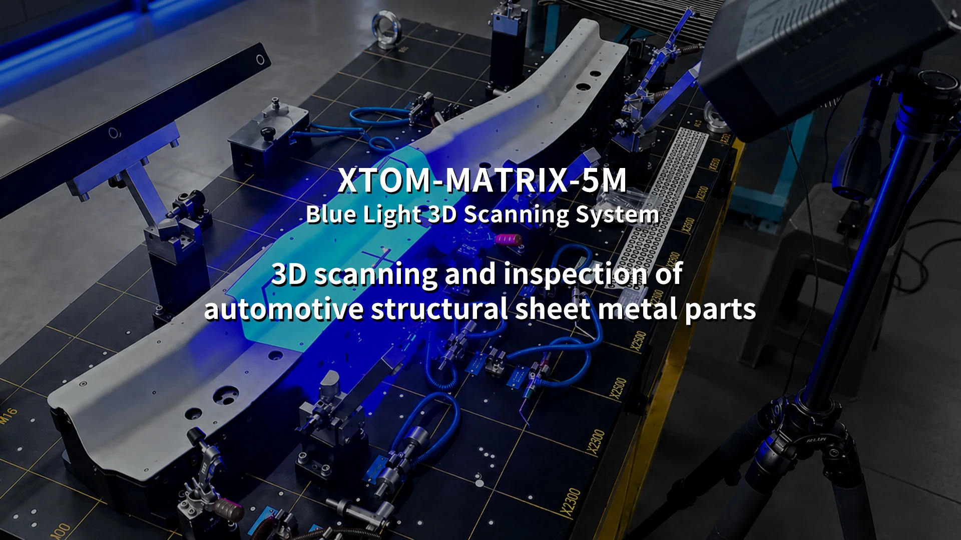 3D scanning automotive sheet metal, automotive structural parts inspection, 3D scanning inspection demo, sheet metal quality control, non-contact measurement automotive, structured light 3D scanner, CAD comparison, GD&T inspection, FAI report