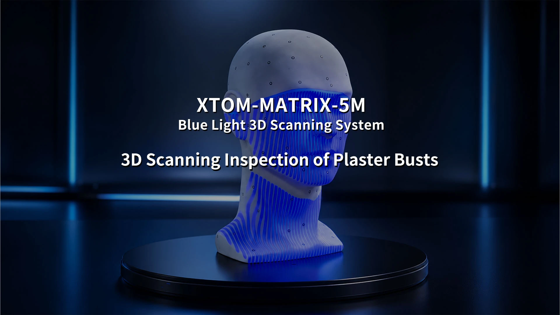 3D scanning, plaster bust inspection, 3D scanner demo, XTOP3D, art restoration 3D scan, quality control