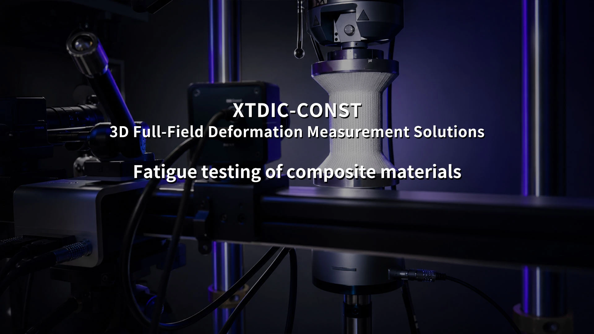 composite fatigue testing, high cycle fatigue, S-N curve, DIC strain, XTop3D
