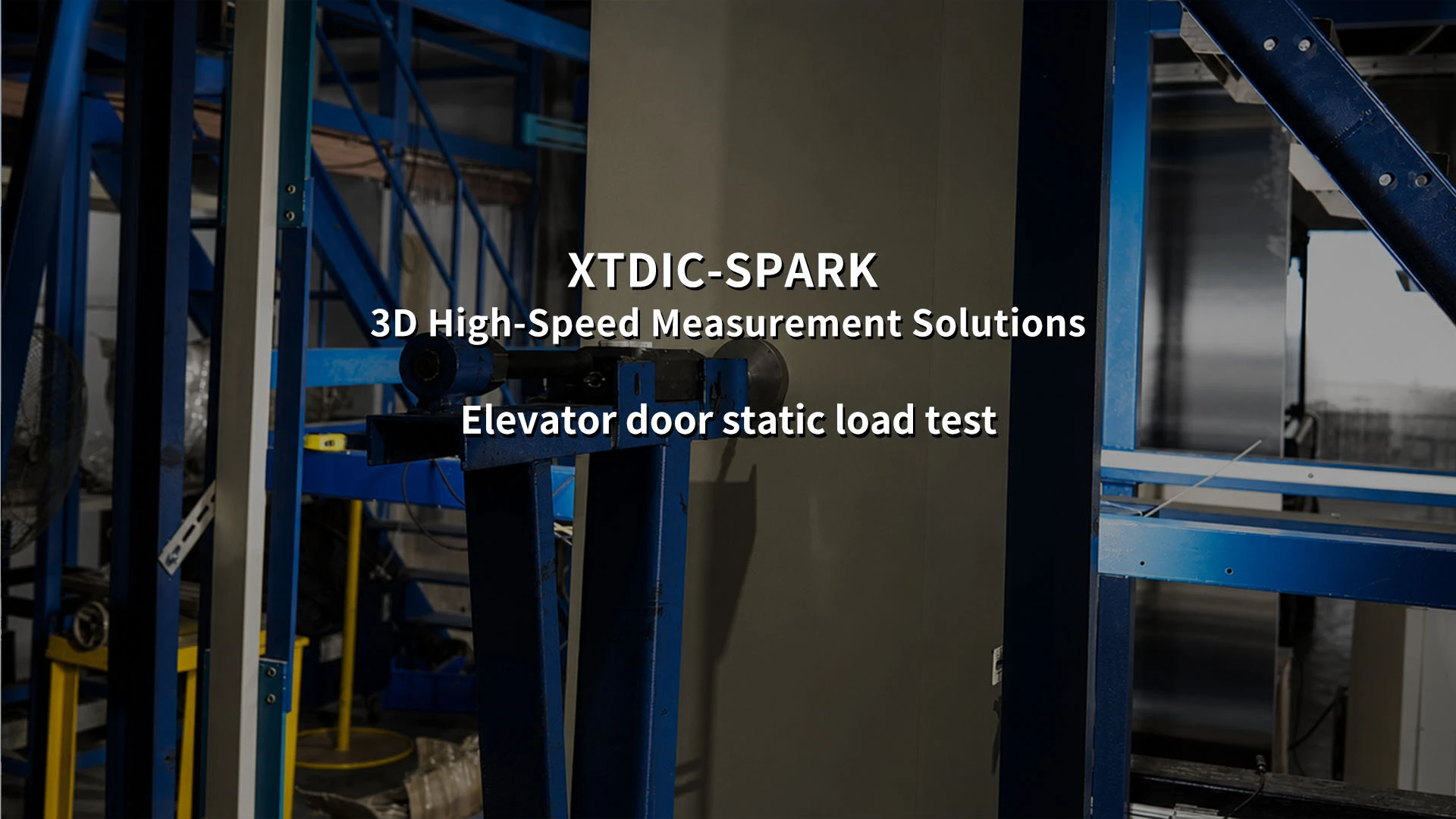 elevator door static load test, static load testing, elevator safety, structural analysis, XTOP3D