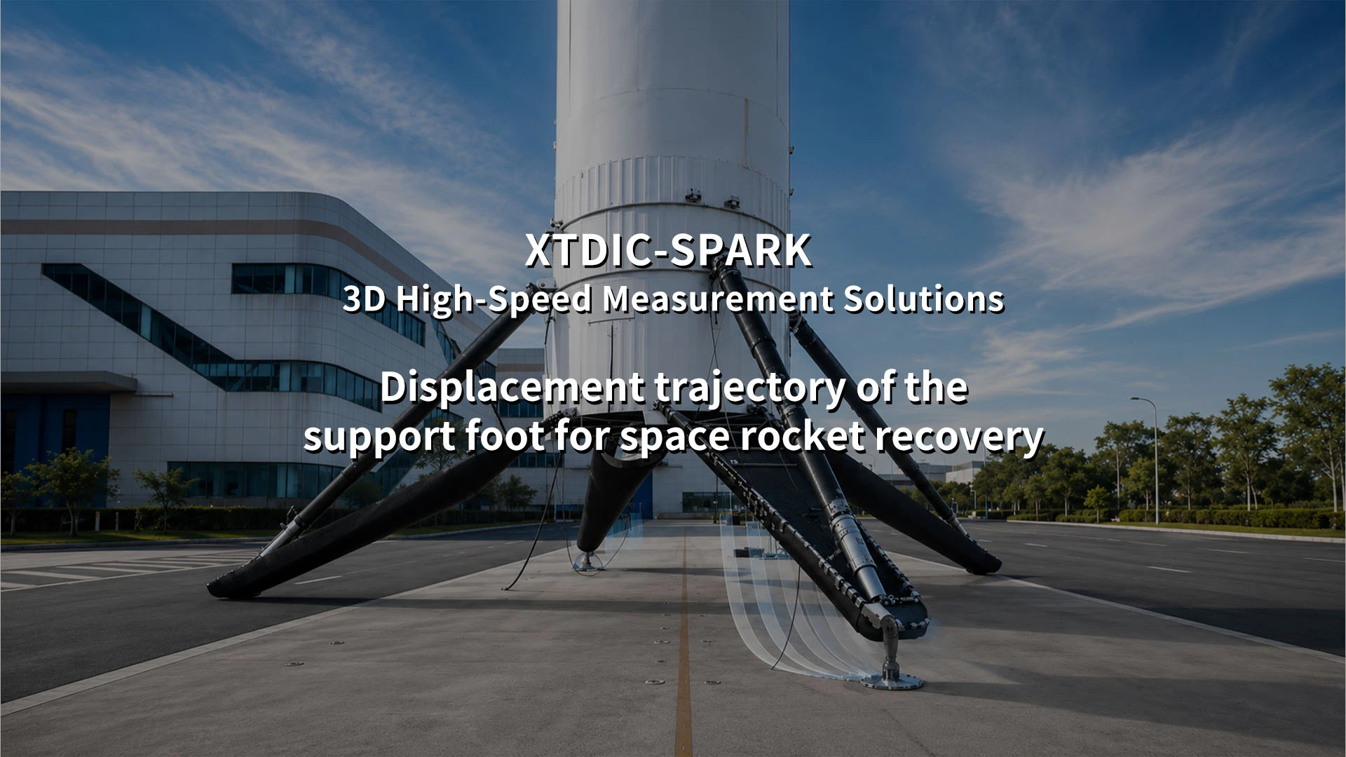 rocket recovery support foot, displacement trajectory, landing leg simulation, XTop3D