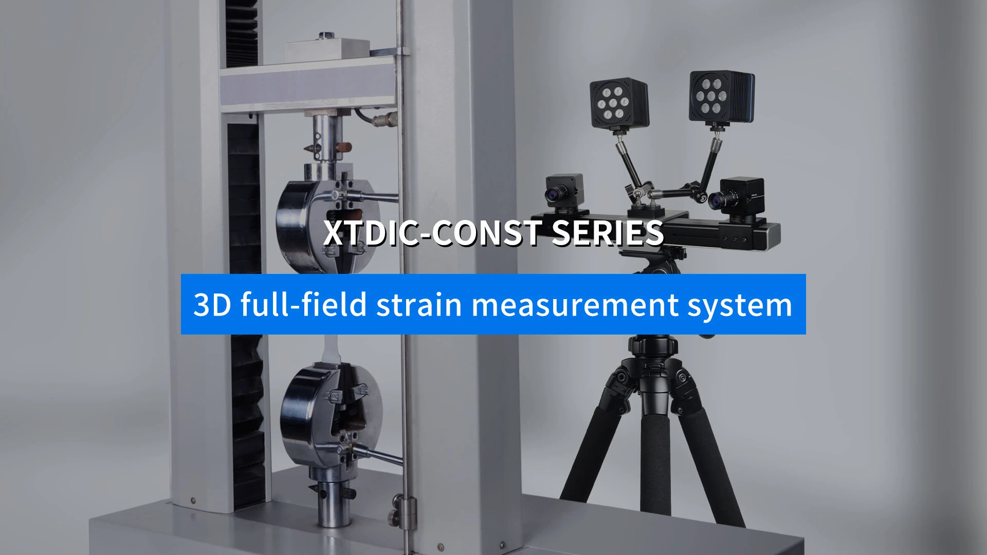 3D strain measurement, DIC system, full-field strain, XTDIC-CONST, material testing, XTOP 3D