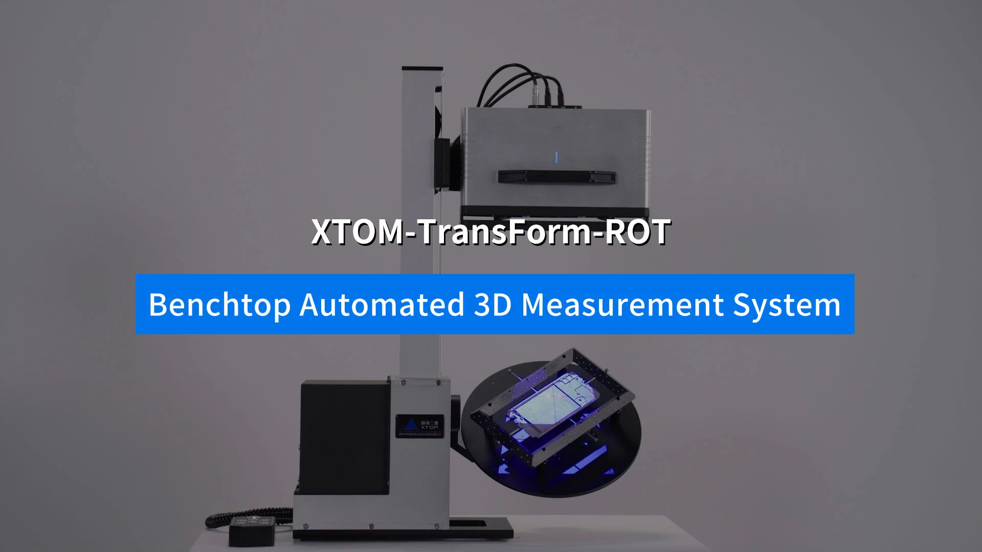 TRANSFORM-ROT, benchtop 3D scanner, automated 3D measurement, industrial metrology, XTOP3D scanning