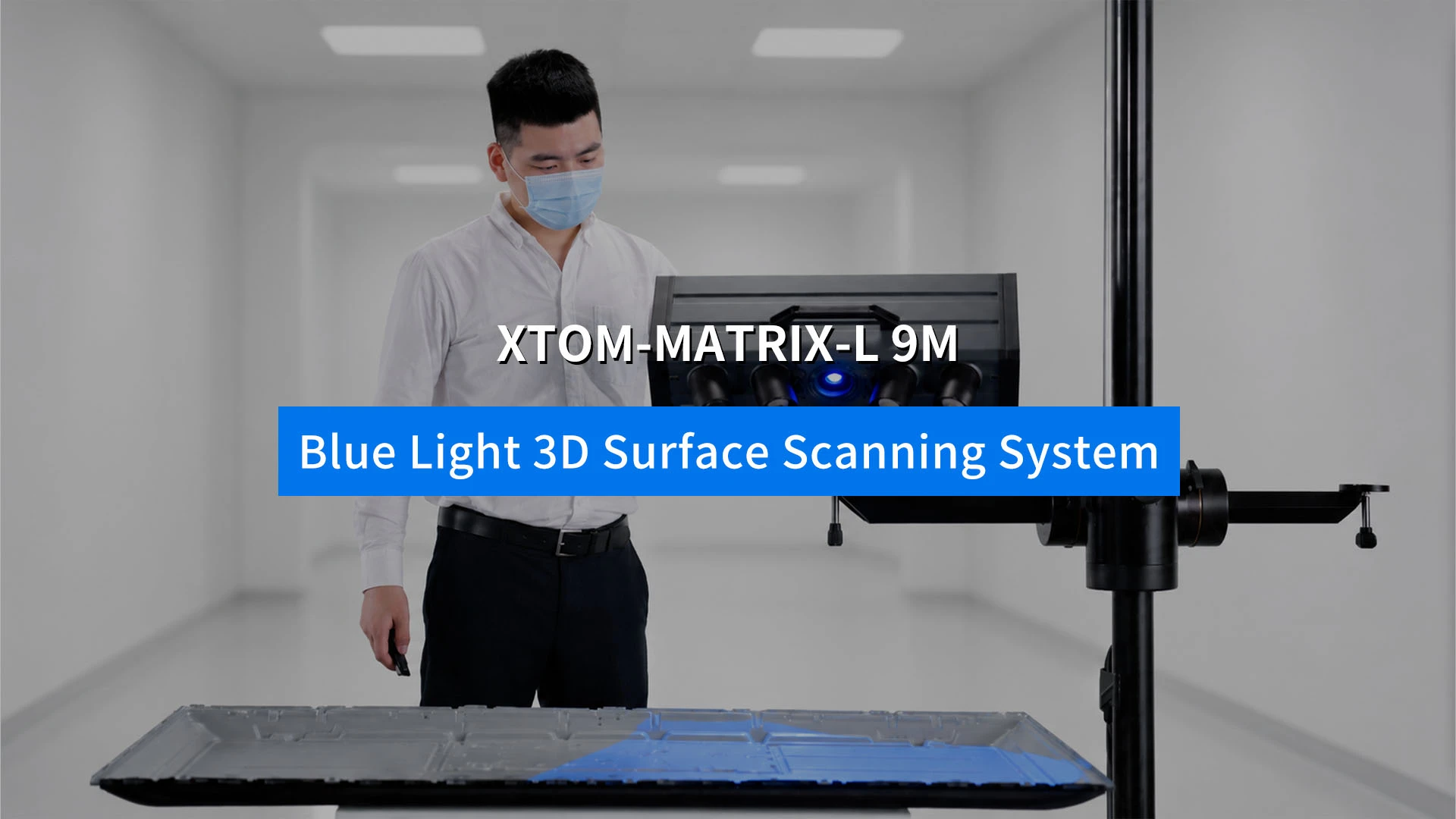 blue light 3d scanner,XTOM-MATRIX-L-9M,industrial scanning,XTOP3D,3d metrology,9M scanner
