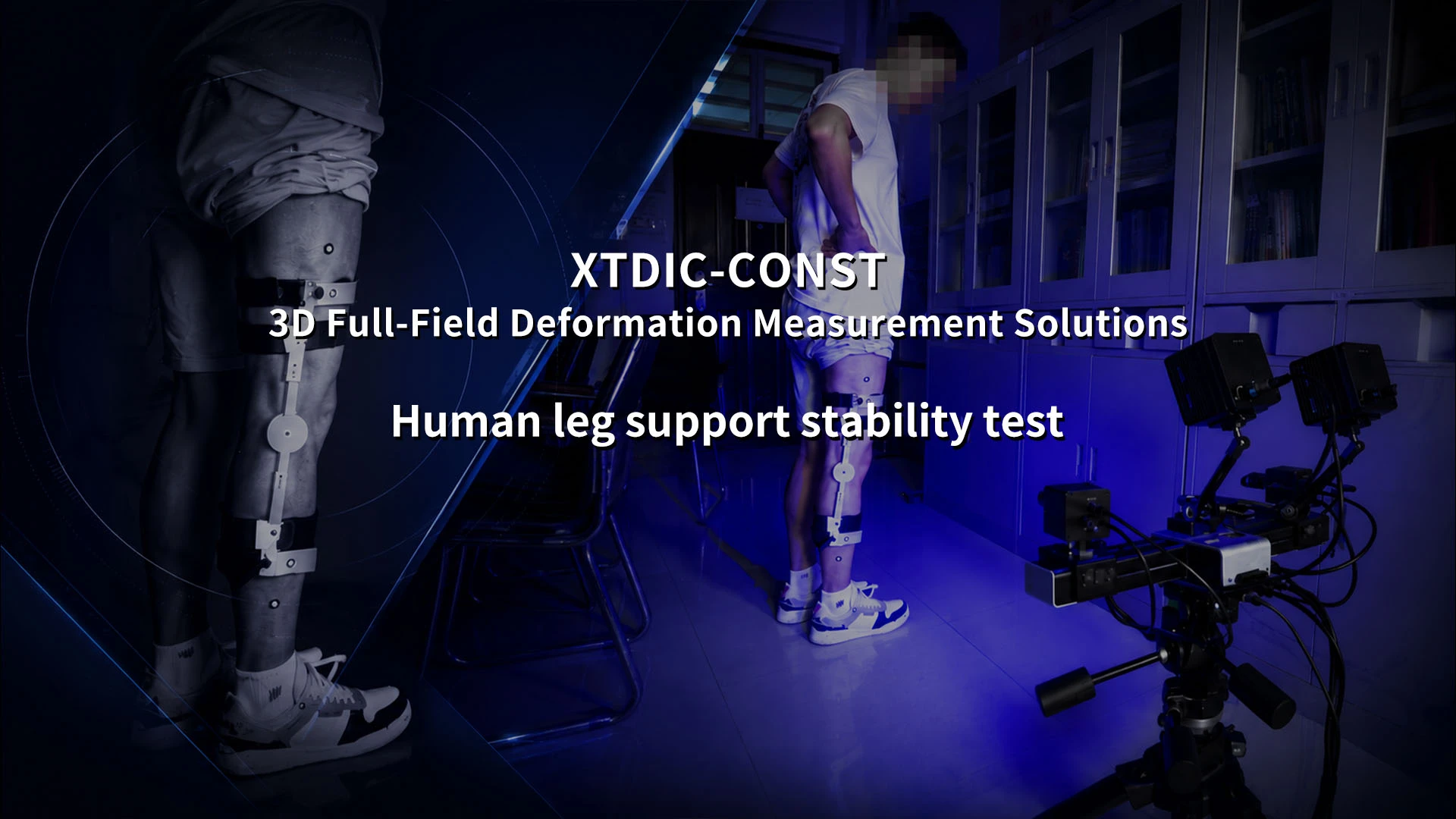 leg brace, stability test, exoskeleton, 3D printing medical, custom orthotics, XTOP3D support