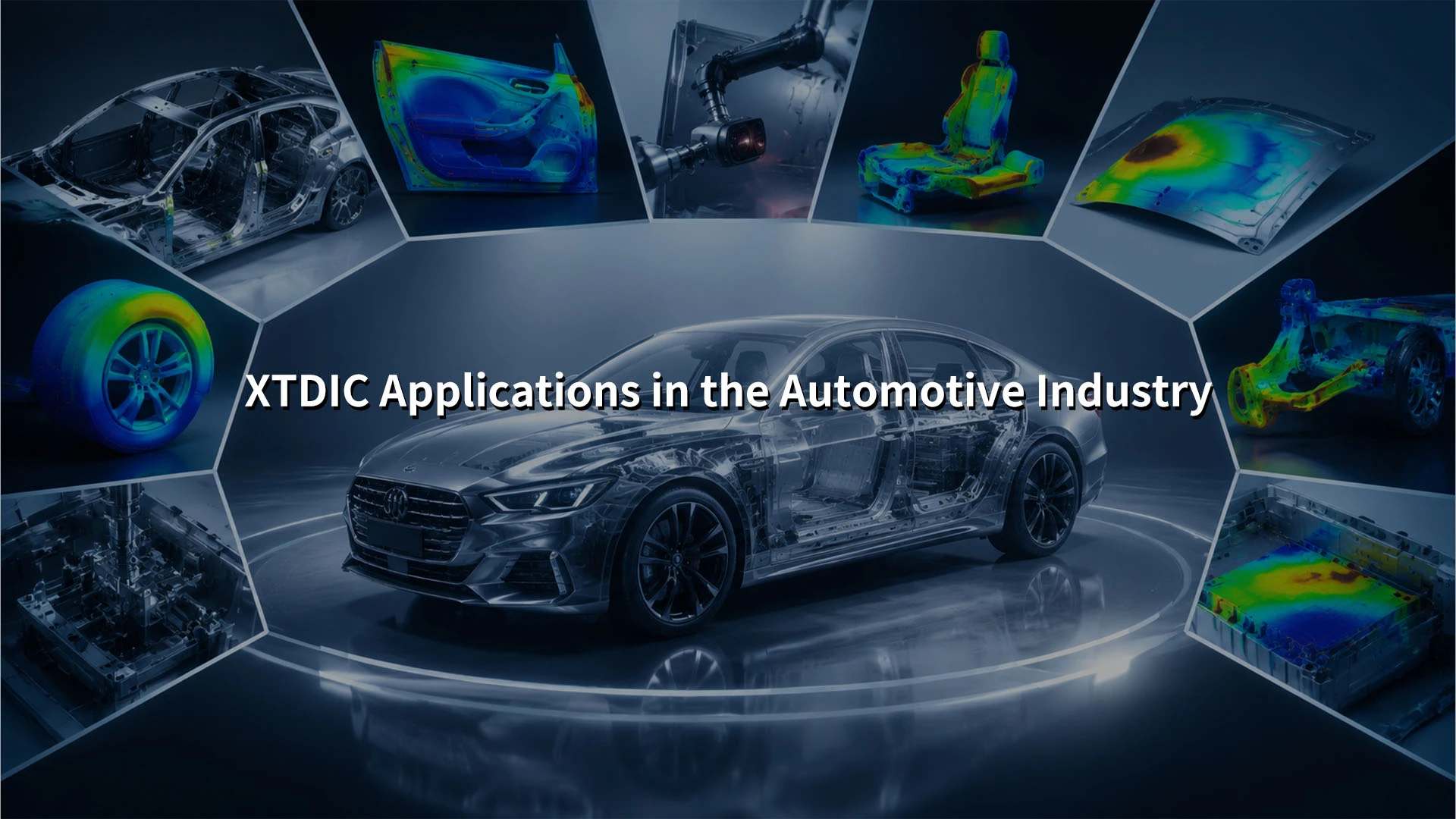 XTDIC, digital image correlation, automotive testing, strain measurement, 3D deformation, XTOP 3D.