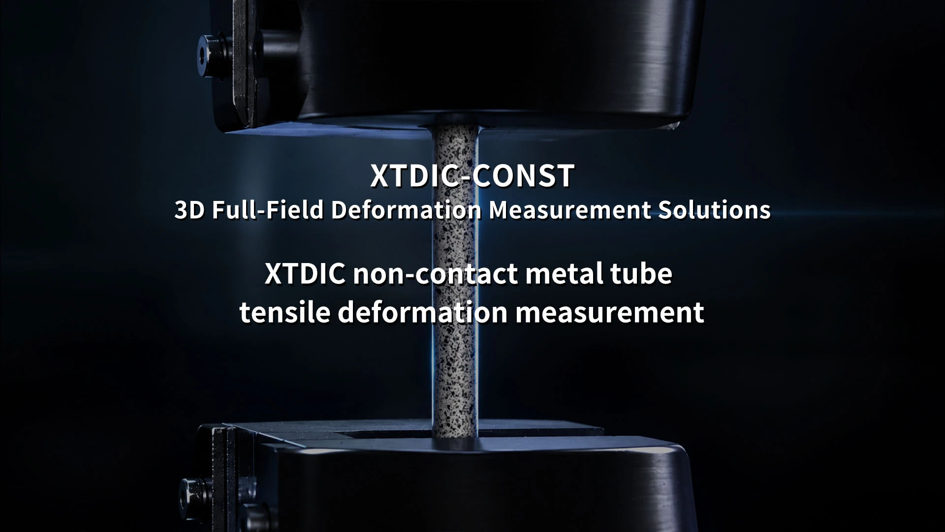 XTDIC,3D DIC,metal tube tensile test,deformation measurement,non-contact strain,XTOP3D