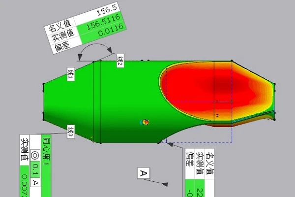 blue light 3D scanning, injection molding quality control, 3D digital inspection, medical device 3D scan, mold core inspection, structural component quality control, GD&T measurement, optical 3D scanner, injection molded parts inspection, XTOP3D