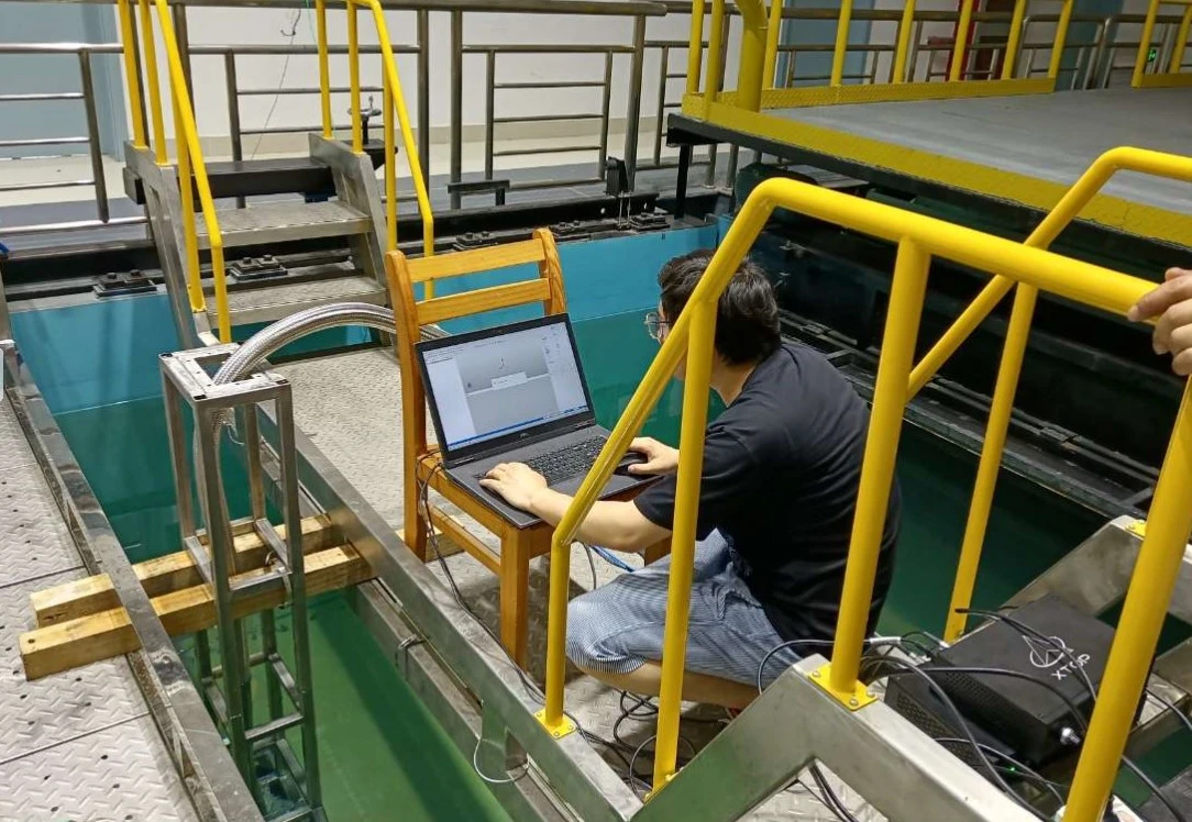 双目DIC测量系统在水下环境测量渔网位移姿态