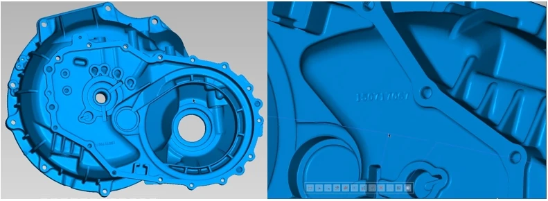 新拓三维TransForm-ROB自动化三维扫描检测系统用于汽车变速箱锻铸件3D全尺寸检测
