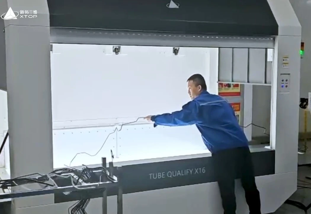 Tube Qualify三维弯管测量系统用于汽车超长细管路检测