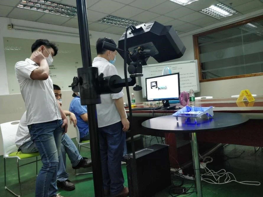 注塑模具3D检测示意图