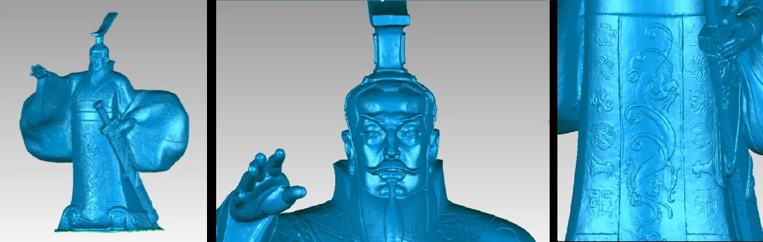 高精度三维扫描仪用于文物三维数据扫描与虚拟展示
