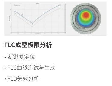 XTDIC-FLC三维板料成型极限测量系统搭配XTSM软件功能模块