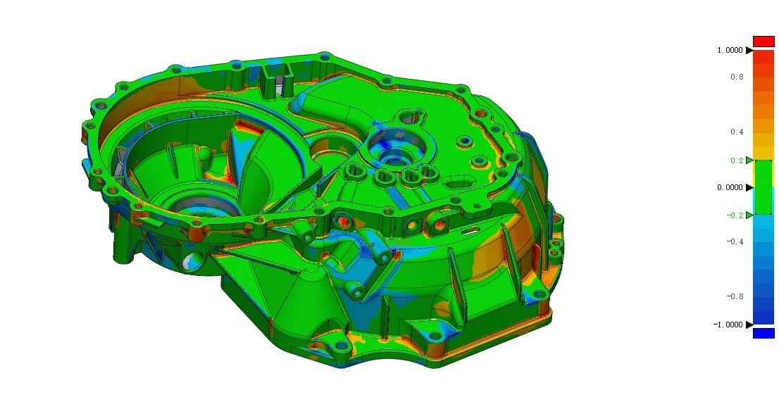 高精度蓝光三维扫描仪用于汽车变速箱锻铸件3D尺寸检测