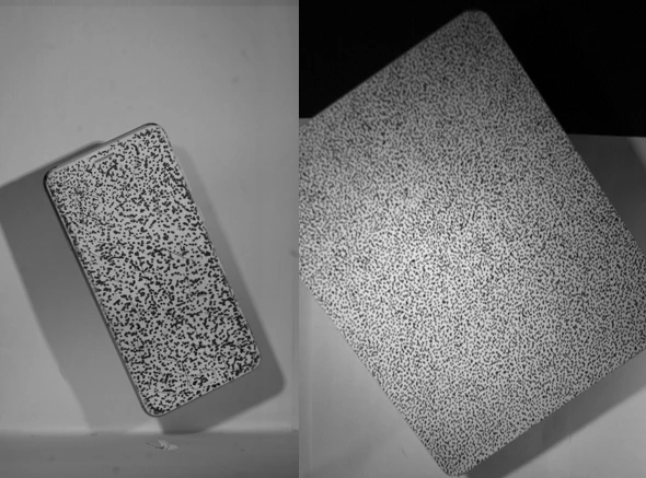 电子产品外表制作黑白相间散斑 电子产品外表制作黑白相间散斑