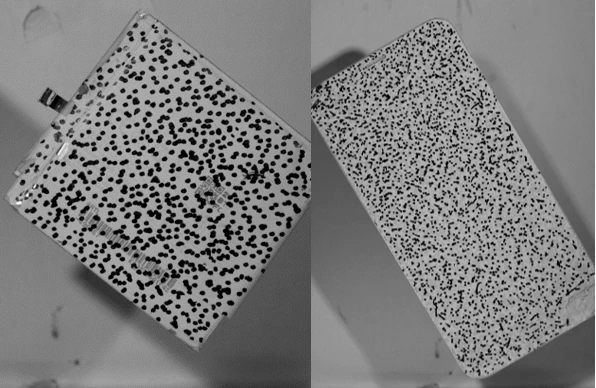 电子产品外表制作黑白相间散斑 电子产品外表制作黑白相间散斑