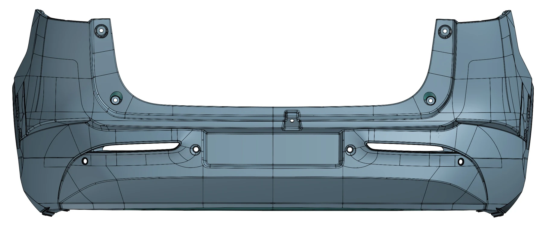 高精度蓝光三维扫描仪用于汽车保险杆塑胶件3D检测