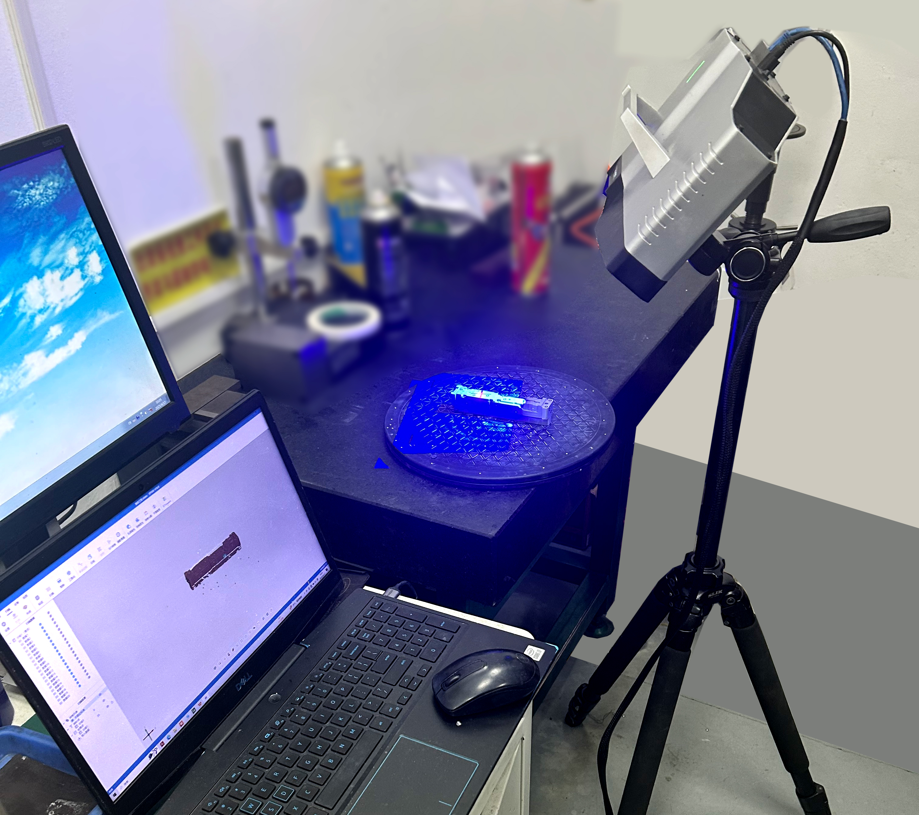 新拓三维XTOM蓝光三维扫描仪用于汽车金属冶金模具3D检测