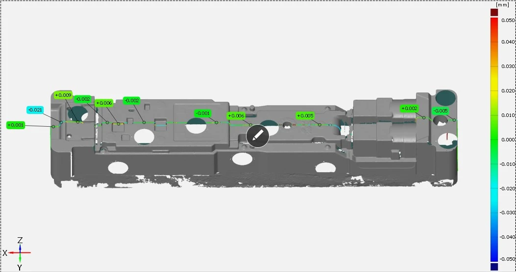 XTOM蓝光高精度三维扫描仪用于汽车金属冶金模具3D检测