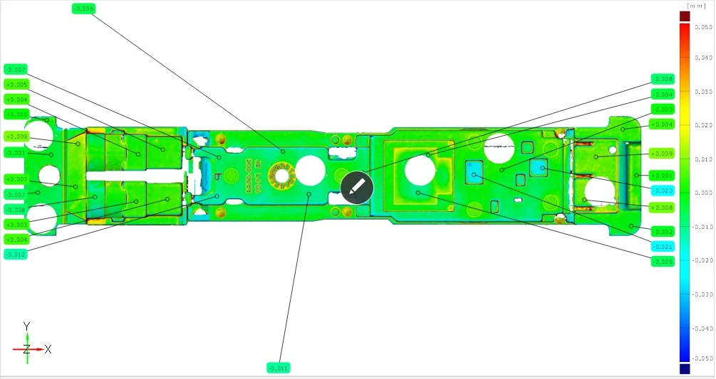 XTOM蓝光高精度三维扫描仪用于汽车金属冶金模具3D检测