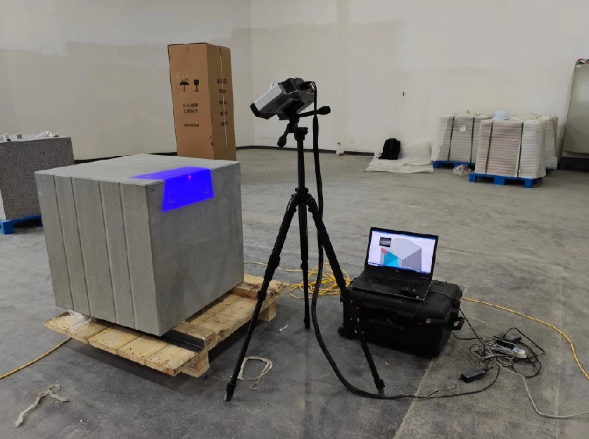 新拓三维XTOM高精度蓝光三维扫描仪用于岩石3D扫描精准还原岩石表面纹理裂纹细节特征