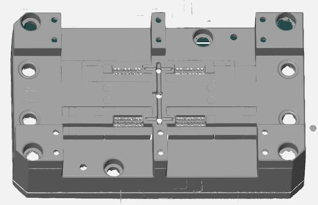 新拓三维XTOM高精度3D扫描测量仪用于汽车电器模具嵌件3D检测