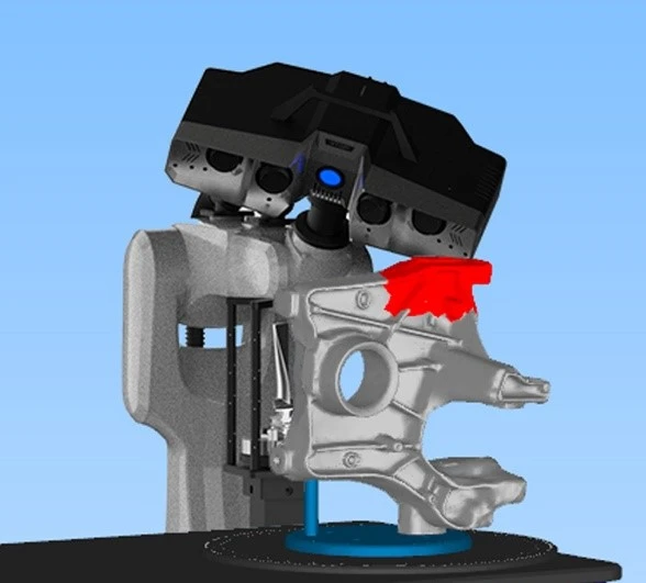 XTOM-STATION自动化3D扫描检测中心用于锻铸件自动化3D测量