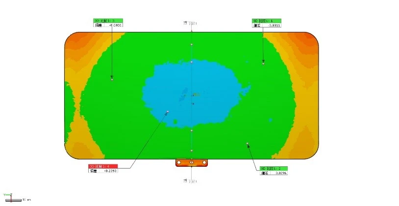 XTOM蓝光三维扫描测量仪用于手机屏保3D全尺寸检测