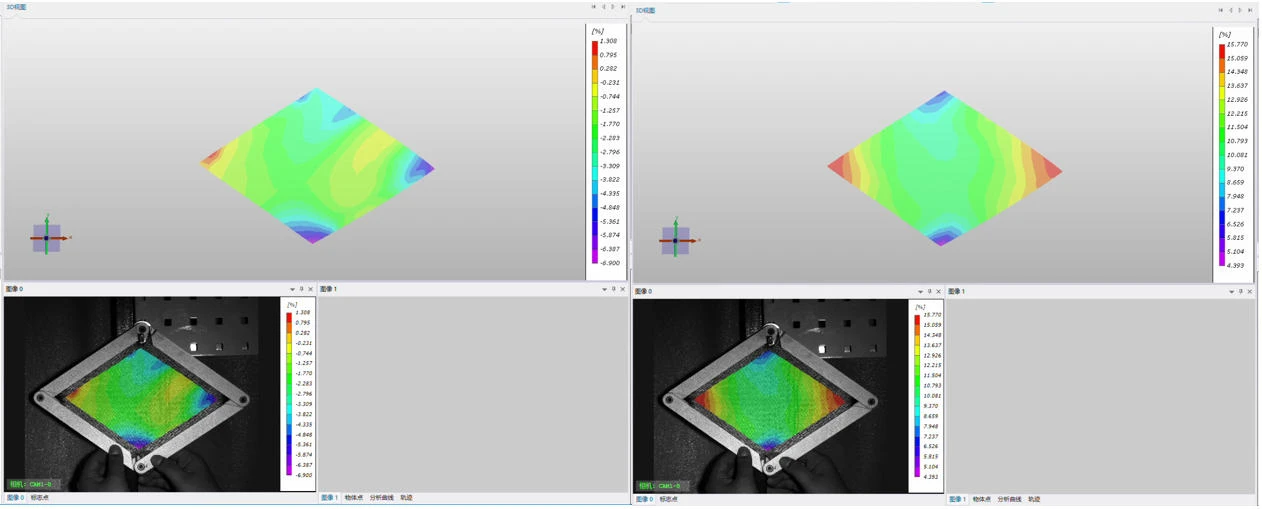 数字图像相关DIC技术用于纤维增强复合材料（FRP）拉伸变形测量