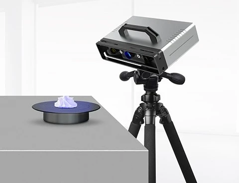 XTOM工业级蓝光三维扫描仪用于航空涡轮叶片铸件全尺寸三维检测