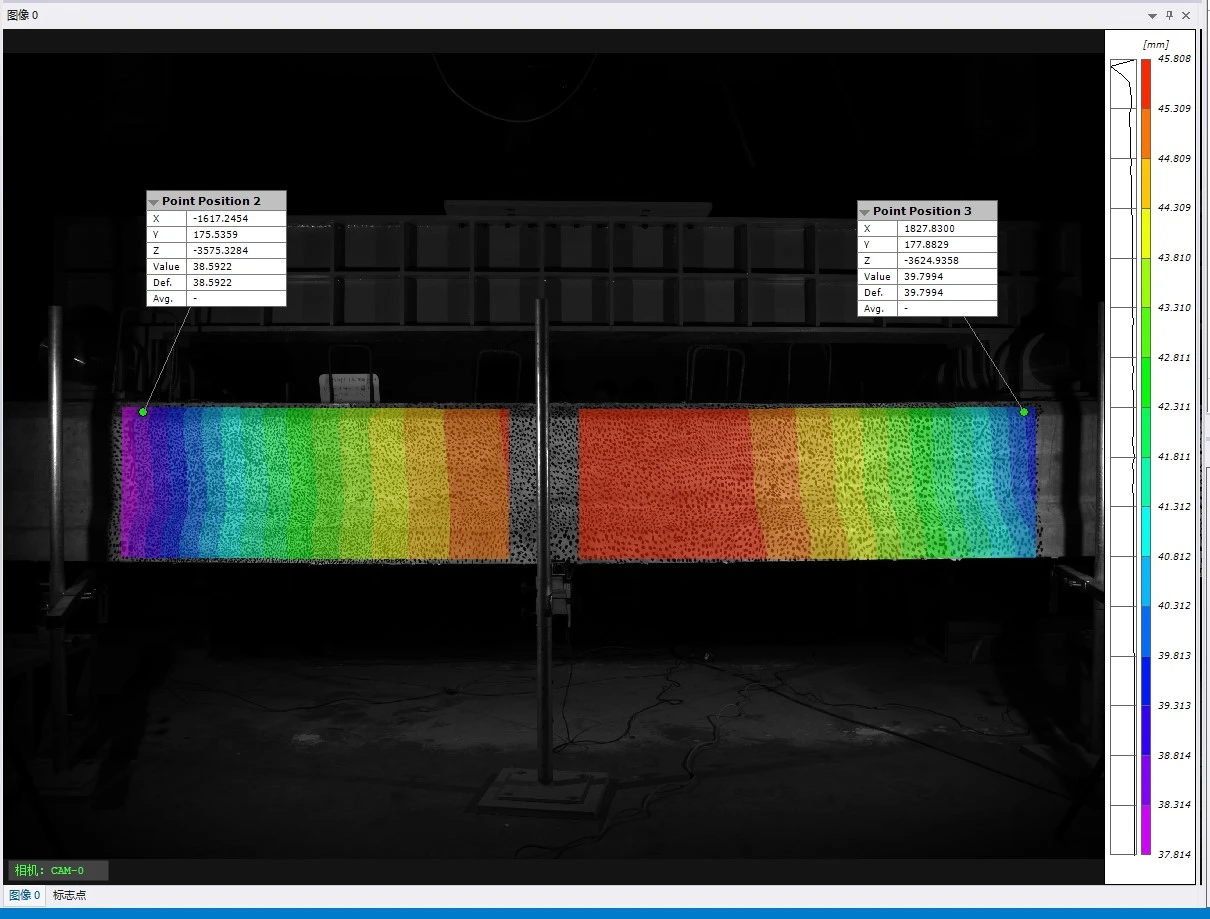 三维数字图像相关DIC技术在混凝土横梁加载裂纹扩展研究中的应用