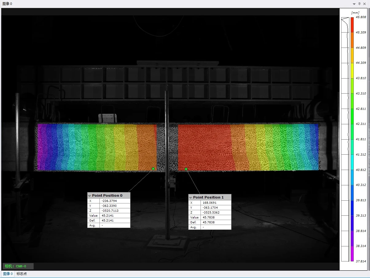 三维数字图像相关DIC技术在混凝土横梁加载裂纹扩展研究中的应用