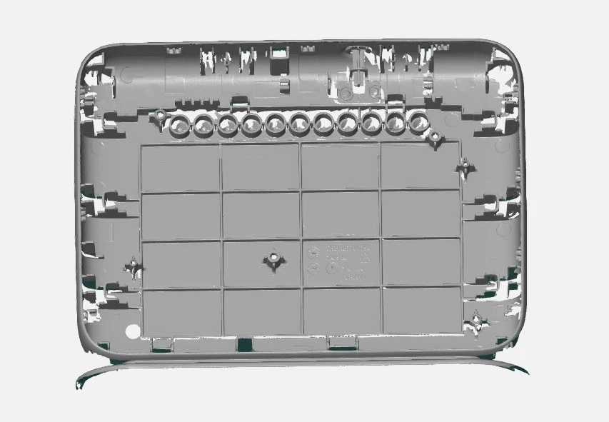 路由器注塑件3D扫描数据模型