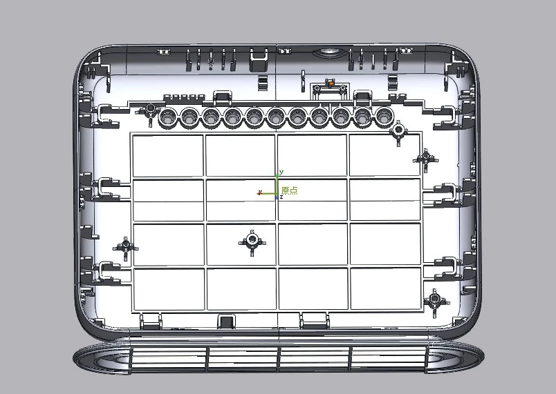 路由器注塑件原始CAD数据模型