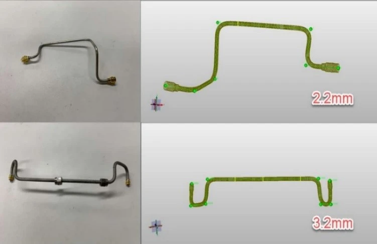 Tube Qualify三维弯管测量系统用于非标航空弯管逆向建模