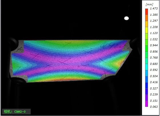 新拓三维DIC技术分析高温焊接凝固收缩阶段变形
