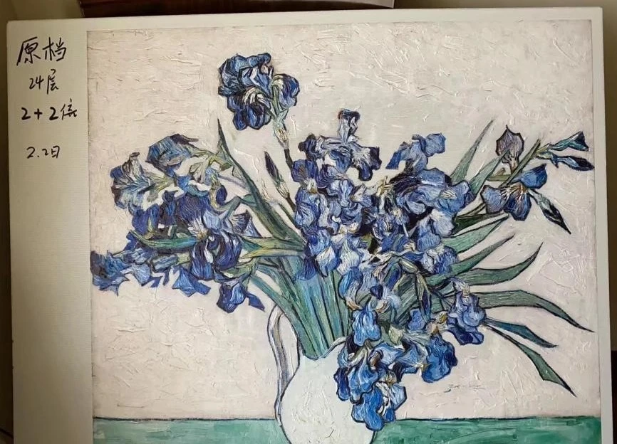 新拓三维蓝光三维扫描仪用于油画3D扫描建模及3D打印