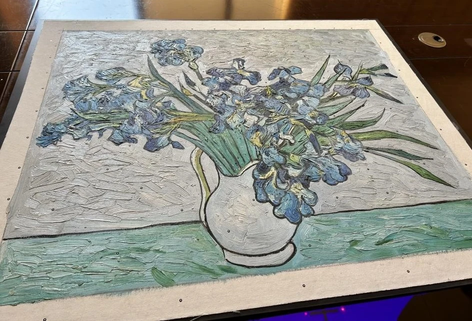 新拓三维蓝光三维扫描仪用于油画3D扫描建模