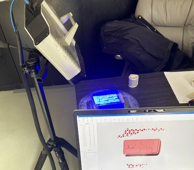 工业级蓝光三维扫描仪用于注塑模具的全尺寸3D检测