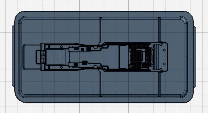 注塑模具原始3D数据模型图