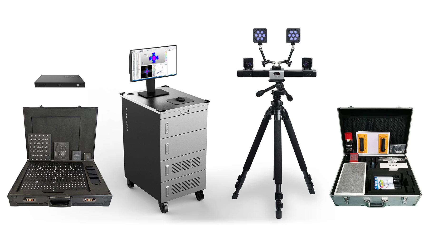 新拓三维DIC三维全场应变测量系统用于结构梁弯曲变形测量实验