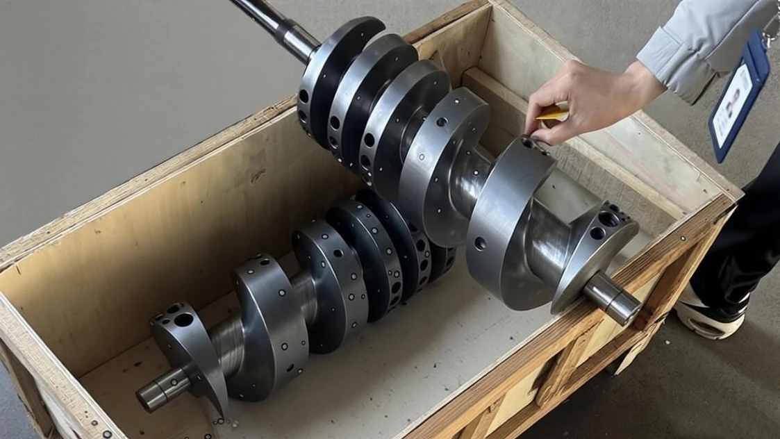 发动机凸轮轴表面喷显像剂用于高质量3D扫描