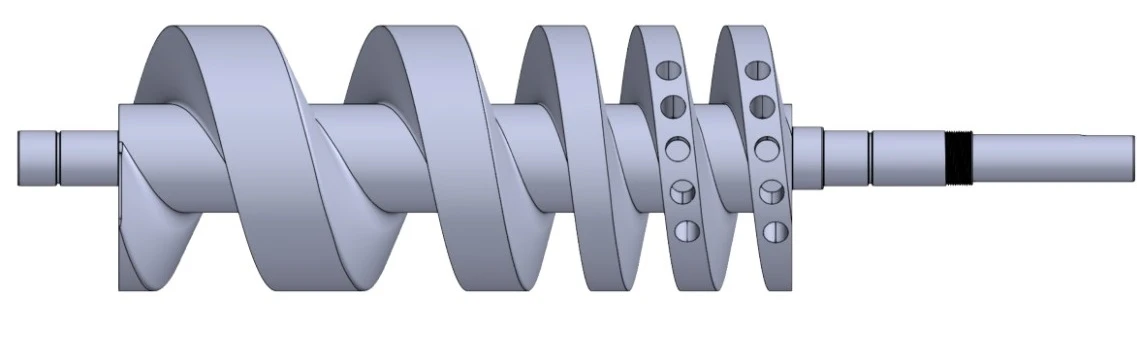 发动机凸轮轴原始CAD设计模型图 发动机凸轮轴原始CAD设计模型图