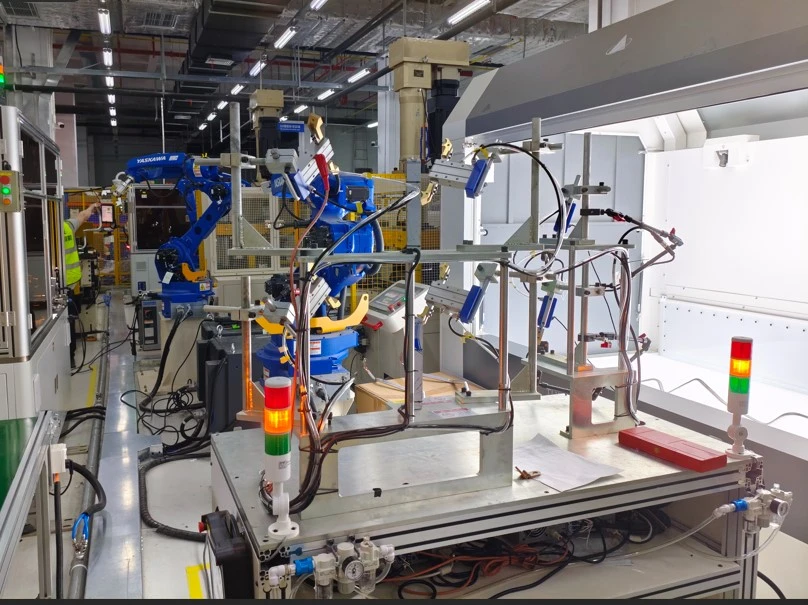 客户现场采用Tube Qualify三维弯管测量系统对汽车管路进行测量