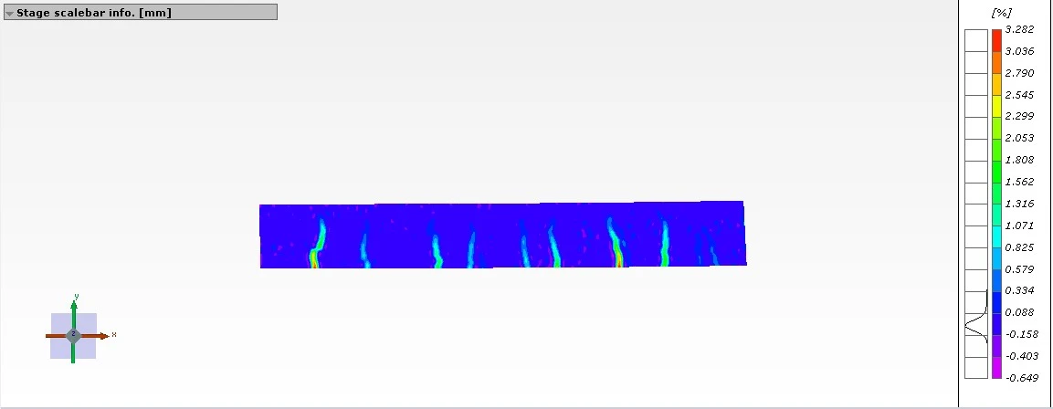 dic测量系统用于混凝土四点弯曲加载变形与裂纹监测