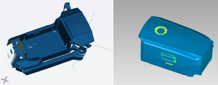 XTOM蓝光三维扫描仪用于无人机壳体3D扫描