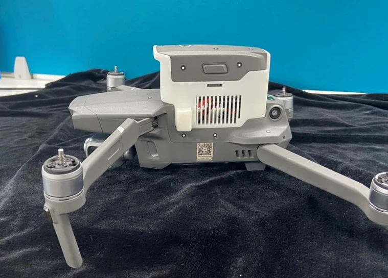 XTOM蓝光三维扫描仪用于无人机连接壳体3D扫描虚拟装配