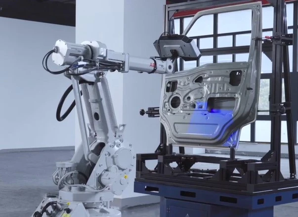 自动化3D测量系统扫描仪用于汽车车门钣金冲压件全尺寸三维检测